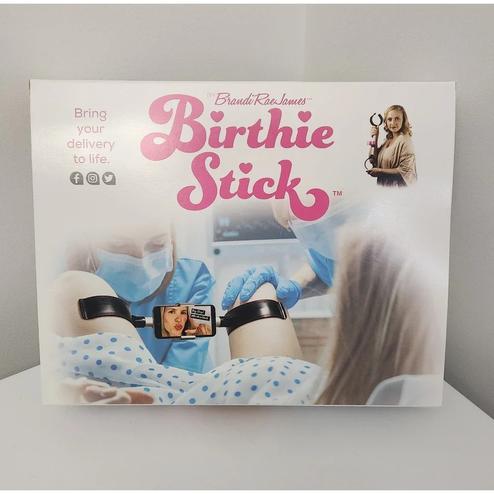 Prank-O Birthie Stick Gag Gift Box, Funny Fake Empty Gift Box 11.25